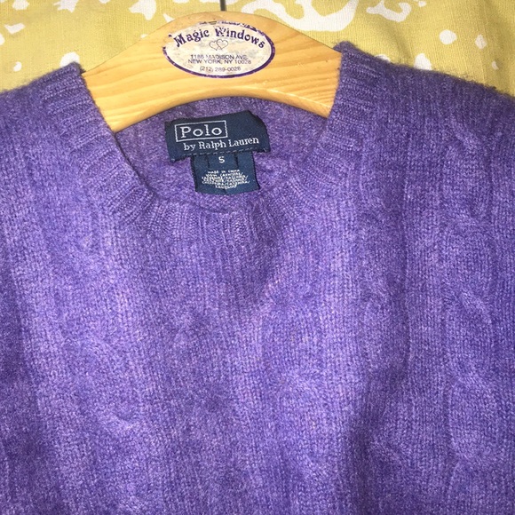 Ralph Lauren purple sweater / boys size 5 - Picture 8 of 8